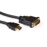 Ewent 2 meter, HDMI to DVI-D converter cable, 1x HDMI A male, 1x DVI-D single link male 18+1. Length: 2 m Converter cab.