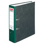 Herlitz Cartella Herlitz dorso larghezza 8 cm DIN A4 cartoncino verde marmorizzato