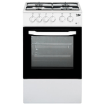 Beko CSS42014FW cucina Elettrico Gas Bianco B