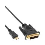 InLine Cavo mini HDMI a DVI - Spina HDMI C a DVI 181 - 2 m