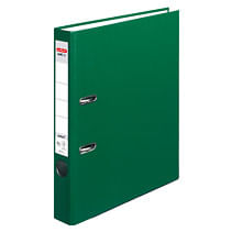 Cartella-Herlitz-dorso-larghezza-5-cm-DIN-A4-plastica-verde