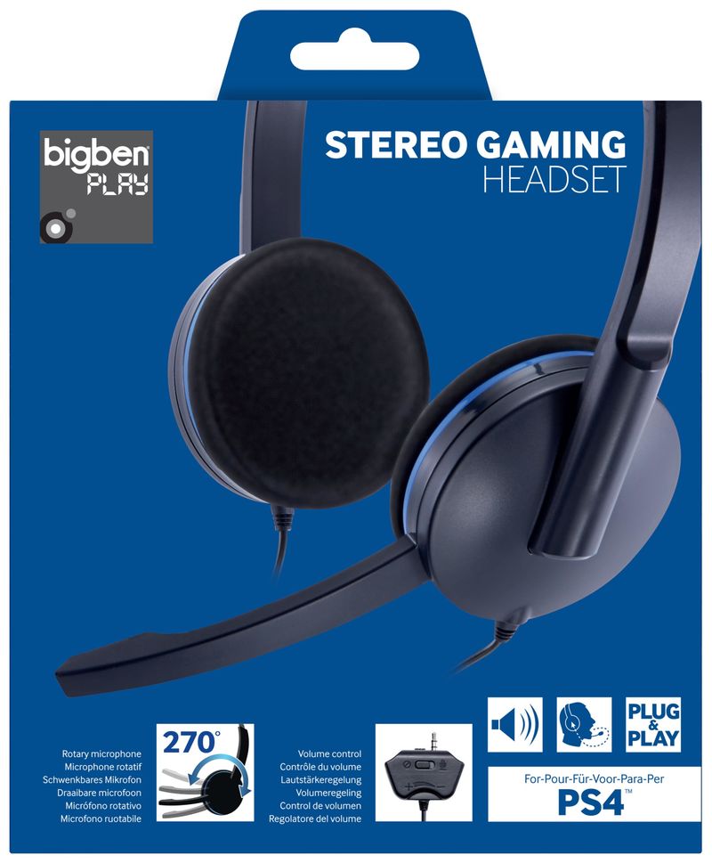 Big-Ben-Cuffie-Stereo-Wired-PS4-Playstation-4-