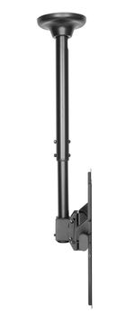 Vivolink-VLMC3770S-Supporto-per-display-espositivi-1778-cm-70-Nero--Telescopic-Full-Motion---Monitor-Ceiling-Mount-Small