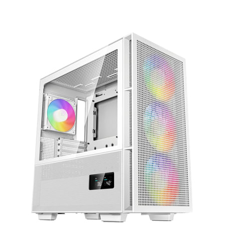 DeepCool-CH560-DIGITAL-WH-Midi-Tower-Bianco--DeepCool-CH560-Digital-White-Mid-Tower-Gaming-Case-Tempered-Glass-4x-ARGB-F