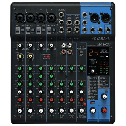 Yamaha-MG10XU-mixer-audio-10-canali-Nero