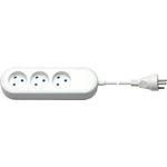 Microconnect GRU0033WDK prolunghe e multiple 3 m 3 presa(e) AC Interno Bianco