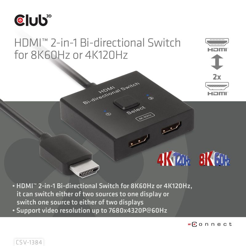 HDMI-2-in-1-bi-direktionaler-Switch-fr-8K60Hz-oder-4K120Hz-er-kann-entweder-zwei-Quellen-auf-ein-Display-schalten-oder-e