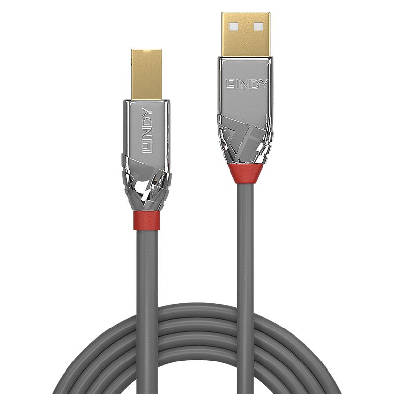 Lindy-36644-cavo-USB-5-m-USB-2.0-USB-A-USB-B-Grigio--5M-Usb-2.0-Type-A-To-B-Cable---Cromo-Line---Warranty-120M-