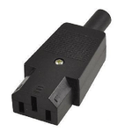 Microconnect C13PLUG C13 Nero adattatore per presa di corrente (IEC Power Adaptor C13 Plug - C13 Socket Straight Black -