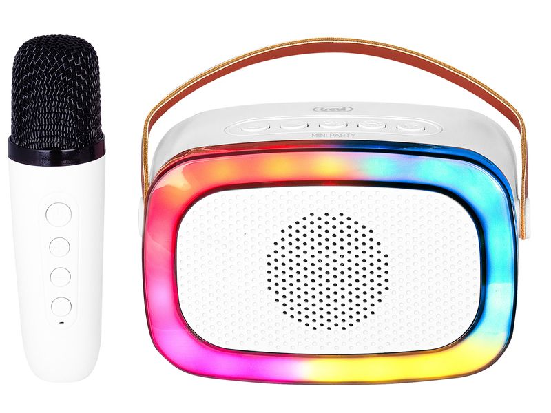 Trevi-XR-8A01-MINIPARTY-ALTOPARLANTE-KARAOKE---BLUETOOTH-BIANCO