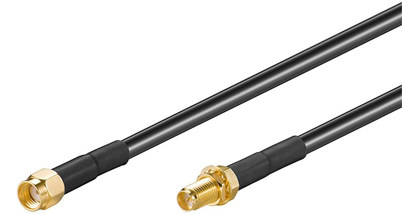 Microconnect-51679-cavo-coassiale-10-m-Nero--WLAN-ANTENNA-EXTENSION-CABLE---RP-SMA-PLUG--RP-SMA-JACK-----10M-SMA-Reverse