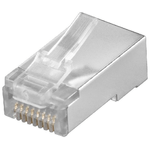 Microconnect KON504-10 cavo di collegamento RJ45 Translucent (Modular Plug CAT5e Plug 8P8C - FTP Shielded 10pcs in one b