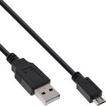 InLine Cavo Micro-USB 2.0 Basic - Da USB-A a Micro-B ST-ST - nero - 1 m