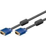 Goobay Wentronic Goobay Full HD SVGA Monitorkabel, Blau-Schwarz, 1.8 m - VGA-Stecker (15-polig) > VGA-Stecker (15-polig