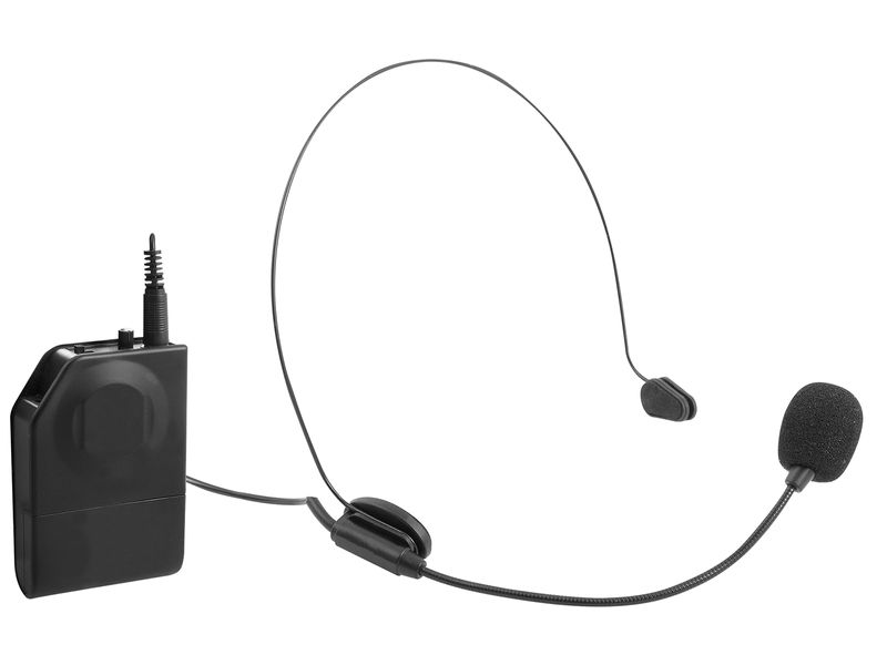 Trevi-Microfono-Wireless-ad-Archetto-e-a-Clip-con-Ricevitore-senza-Fili