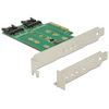 DeLOCK-PCI-Express-Card->-3-x-M.2-Slot---Speicher-Controller---M.2--M.2----M.2-Card---SATA-6Gb-s-Low-Profile---PCIe-3.0-