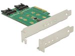 DeLOCK-PCI-Express-Card->-3-x-M.2-Slot---Speicher-Controller---M.2--M.2----M.2-Card---SATA-6Gb-s-Low-Profile---PCIe-3.0-