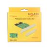 DeLOCK-PCI-Express-Card->-3-x-M.2-Slot---Speicher-Controller---M.2--M.2----M.2-Card---SATA-6Gb-s-Low-Profile---PCIe-3.0-
