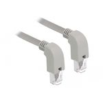 DeLOCK - Patch-Kabel - RJ-45 (M) nach unten gewinkelt bis RJ-45 (M) nach unten gewinkelt - 1,0m - S/FTP - CAT 6 - geschi