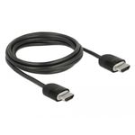 DeLOCK 84964 cavo HDMI 2 m HDMI tipo A (Standard) Nero