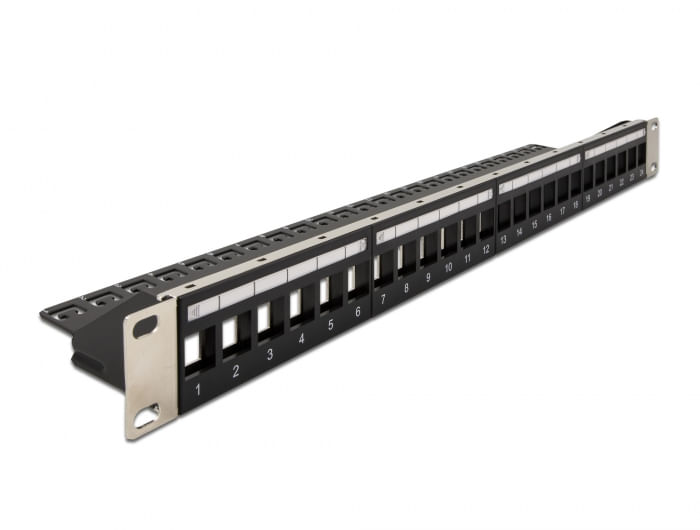 Delock---Patch-Panel---1U---483-cm--19-----24-Ports--66865-