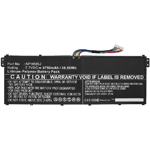 CoreParts-MBXAC-BA0087-ricambio-per-laptop-Batteria--Laptop-Battery-for-Acer---36.6Wh-Li-ion-7.7V-4.45Ah---36.6Wh-Li-ion