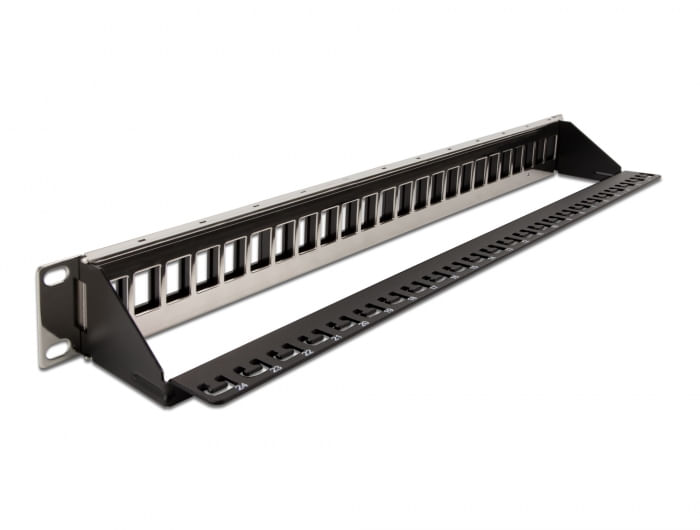 Delock---Patch-Panel---1U---483-cm--19-----24-Ports--66865-