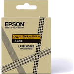 Epson C53S672076 nastro per etichettatrice Nero su giallo