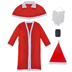 Set-Natale-Costume-lungo-di-Babbo-Natale