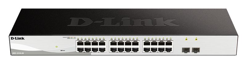 D-Link-DGS-1210-26-switch-di-rete-Gestito-L2-Gigabit-Ethernet--10-100-1000--1U-Nero-Grigio