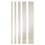 Nobo Pannelli in metallo con schede a T 32 slot dimensione 4 (Nobo 1900394 T-Card Metal Panel Size 3 with 32 Slots)