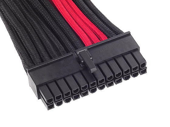 Silverstone-SST-PP07-MBBR-cavo-di-alimentazione-interno-03-m--SilverStone-ATX-24-pin-cable-30-cm---Black---Red-