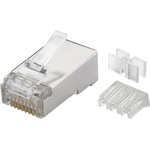 Microconnect KON506-10 cavo di collegamento RJ45 Translucent (Modular Plug CAT6 Plug 8P8C - FTP Shielded 10pcs in one ba