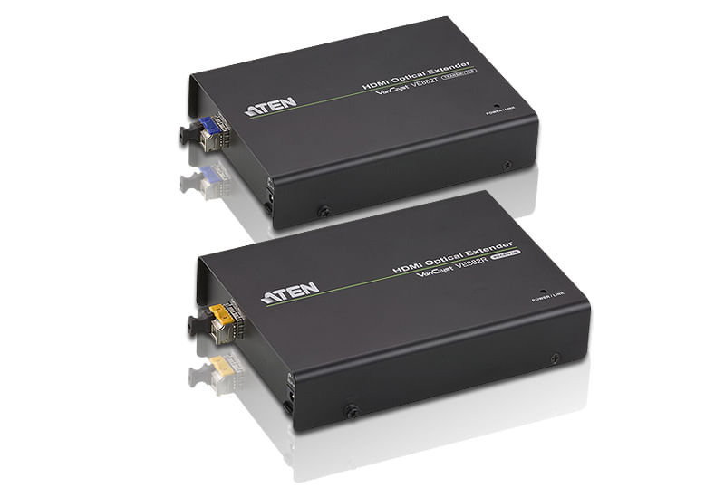 Aten-extender-HDMI-Audio-video--IR--RS232-Over-one-Fiber--600m-