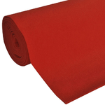 vidaXL-Tappeto-Rosso-1-x-5-m-Extra-Spesso-400-g-m2