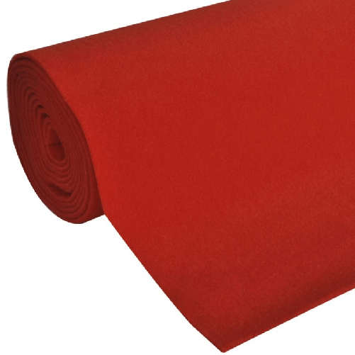 vidaXL-Tappeto-Rosso-1-x-5-m-Extra-Spesso-400-g-m2