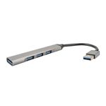 4smarts 456909 hub di interfaccia USB 3.2 Gen 1 (3.1 Gen 1) Type-A 5000 Mbit/s Grigio