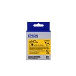 Epson Guaina Termorestringente Gialla per testo Nero, Heat Srink Tube D14mm/2,5 LK-6YBA14