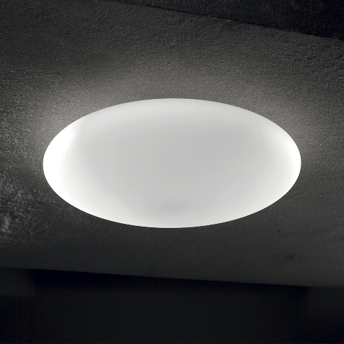 Plafoniera-Moderna-Smarties-Vetro-Bianco-1-Luce-E27