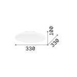 Plafoniera-Moderna-Smarties-Vetro-Bianco-1-Luce-E27