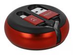 Delock-USB--Cable-Snail--Tipo-A-a-USB-C-cavo-arrotolabile-nero-rosso