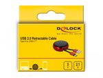 Delock-USB--Cable-Snail--Tipo-A-a-USB-C-cavo-arrotolabile-nero-rosso