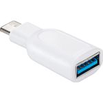 Goobay USB-C Adapter USB 3.0 A Bianco (Goobay USB-A OTG to USB-C adapter - White)