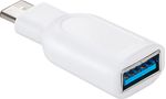 Goobay-USB-C-Adapter-USB-3.0-A-Bianco--Goobay-USB-A-OTG-to-USB-C-adapter---White-