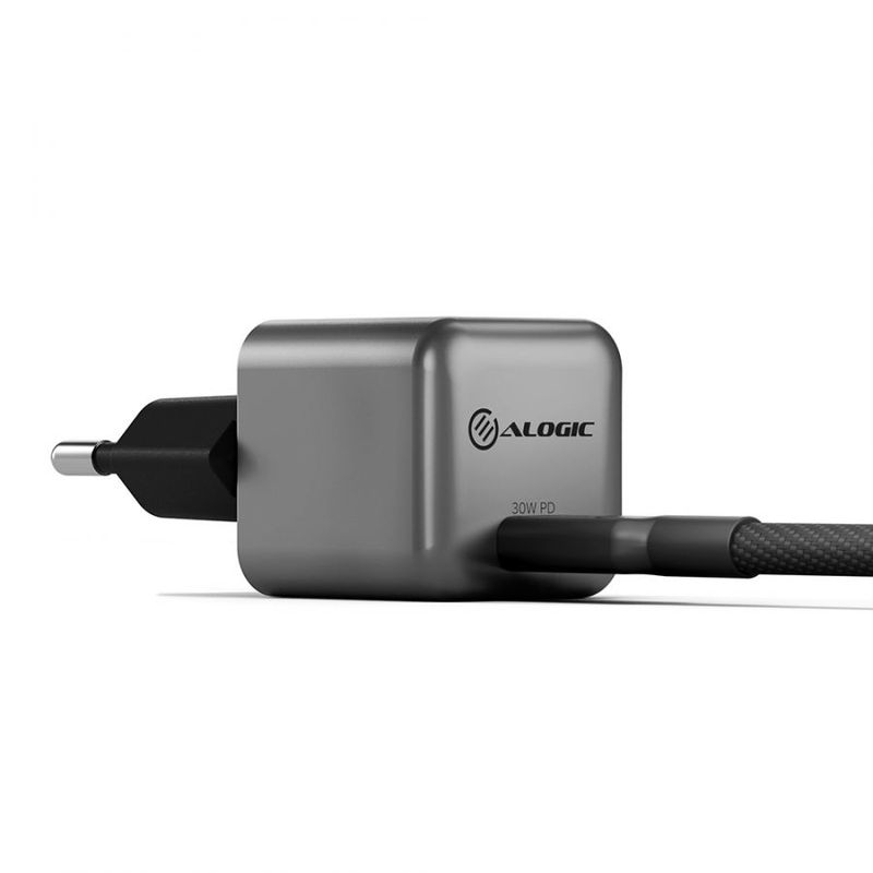 ALOGIC-WCG1X30SGR-EU-Caricabatterie-per-dispositivi-mobili-Telefono-cellulare-Computer-portatile-Smartphone-Tablet-Nero-