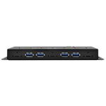 EXSYS EX-1247HMVS hub di interfaccia USB 3.2 Gen 1 (3.1 Gen 1) Type-C 10000 Mbit/s Nero