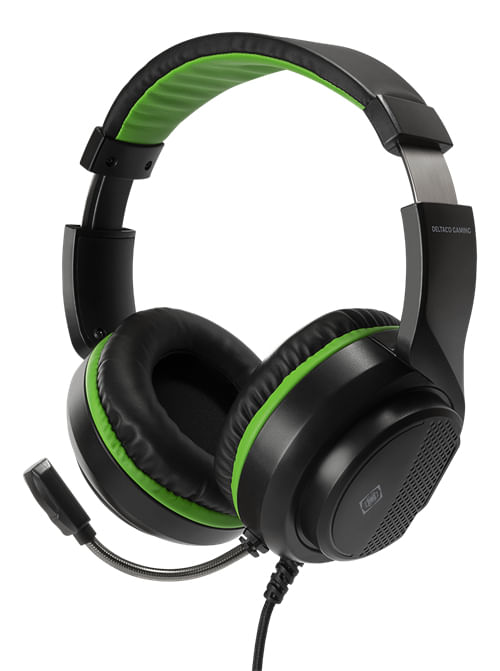 Deltaco-GAM-128-cuffia-e-auricolare-Cablato-A-Padiglione-Giocare-Nero-Verde--Deltaco-Gaming-Headset-for-Xbox-One-X-S---B