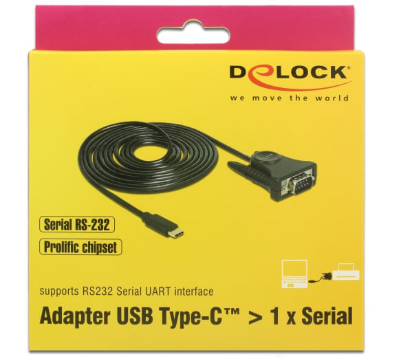 Adattatore-Delock-USB-Type-C--1x-seriale-DB9-RS-232