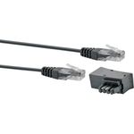 Schwaiger-TAL6731-533-Kabelschnittstellen--adapter-RJ45-RJ45-TAE-F-Schwarz--TAL6731533-