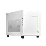 SilverStone Sugo Mini-ITX Compact Computer Cube White Case - SST-SG14W